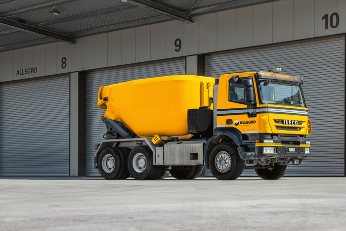 Allegro Transport Fahrzeugpark Iveco 3 Achs Silowagen