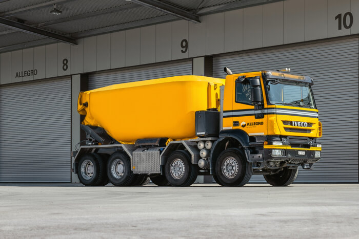 Allegro Transport Fahrzeugpark Iveco 4 Achs Silowagen