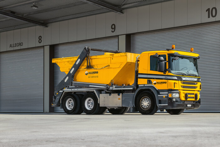 Allegro Transport Fahrzeugpark Scania 3 Achs Welaki