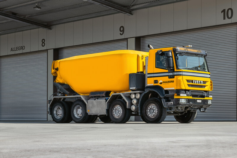Allegro Transport Fahrzeugpark Iveco 4 Achs Silowagen