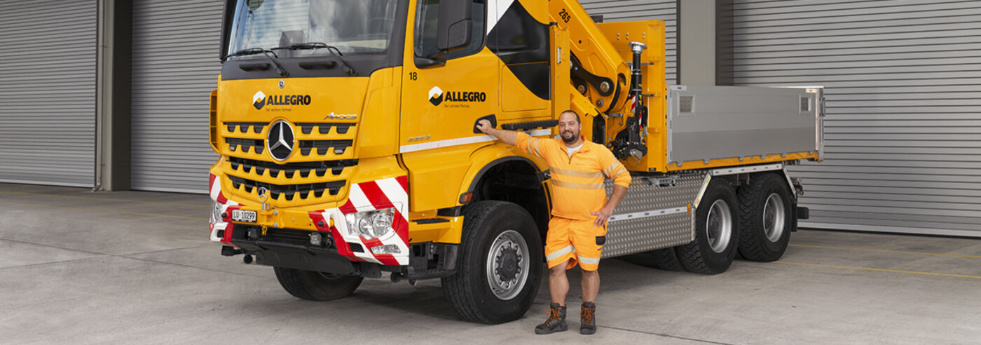 Allegro Unternehmen News LKW 2818 Mercedes Arocs